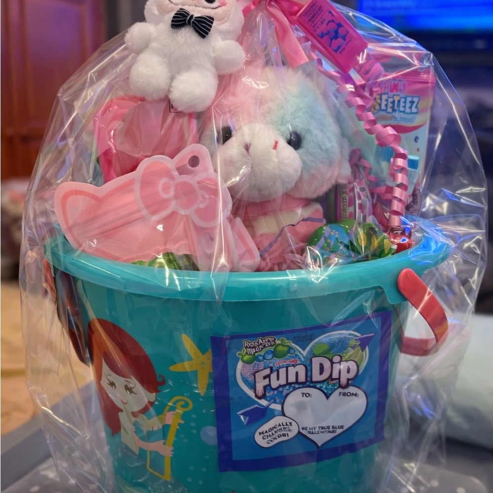 ✨ Mermaid Unicorn Gift Basket – Toys, Candy & Activities – Perfect Kids Gift